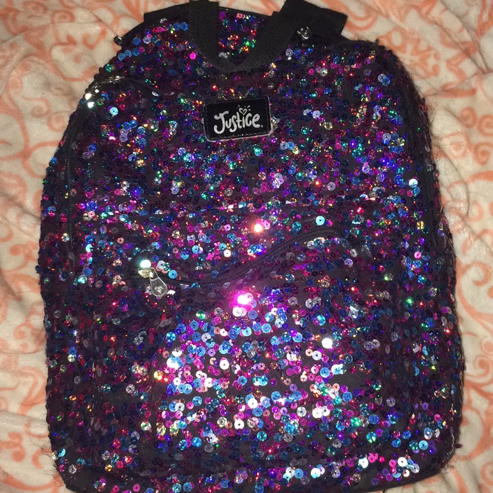 (SOLD)Justice Sparkle Backpack